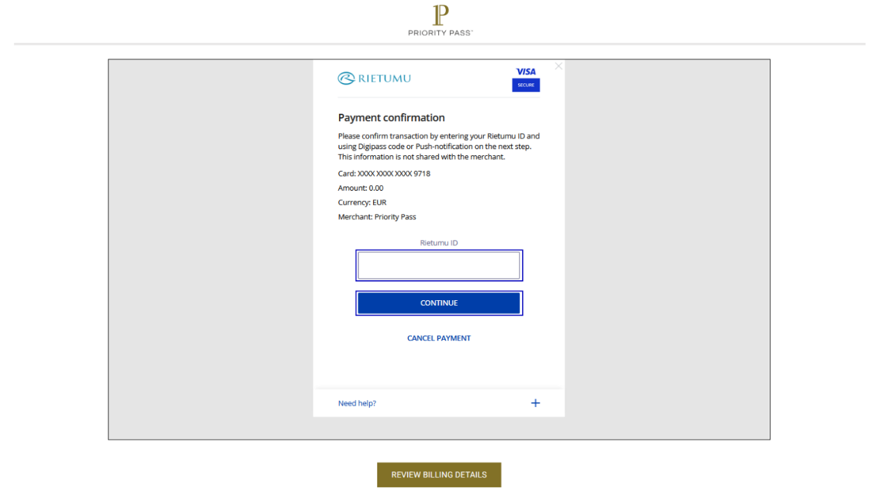 Priority Pass guide step 6